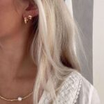 Seville Jewelry Peppa ørestikkere - forgyldt sølv - Billede 2