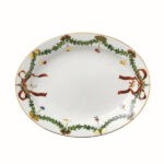 Royal Copenhagen serveringsfad - Stjerne Riflet Jul